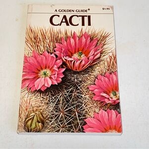 Vintage 1974 A Golden Guide Cacti by Frank Venning Full Color Illustrated